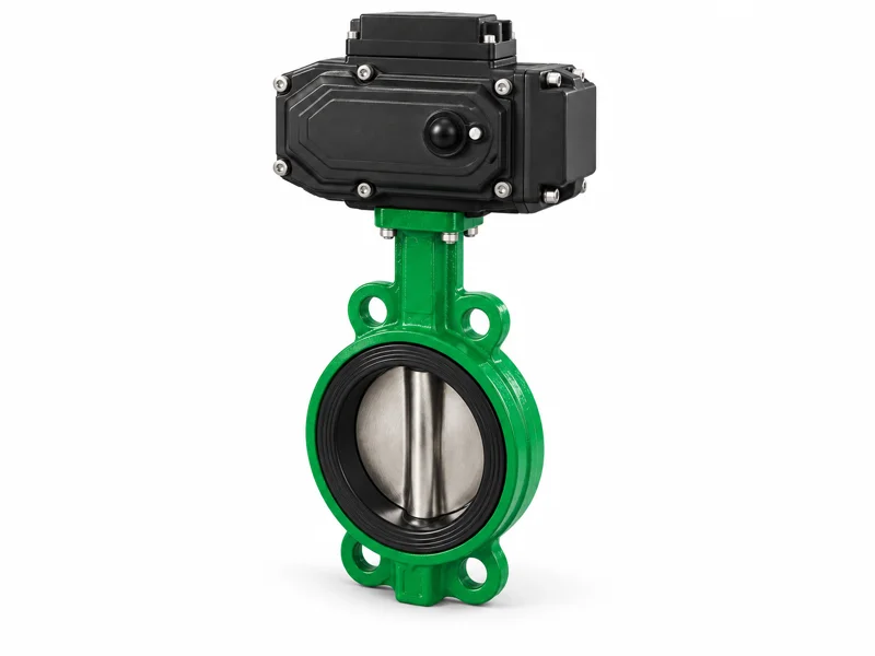 Pneumatically Actuated Butterfly Valve