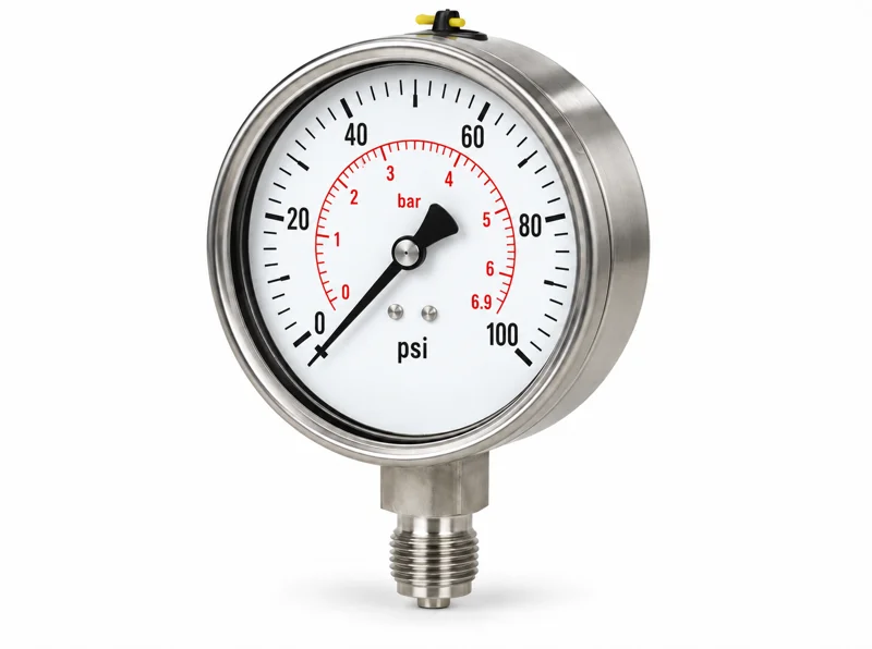 Liquid-filled Bourdon Pressure Gauge