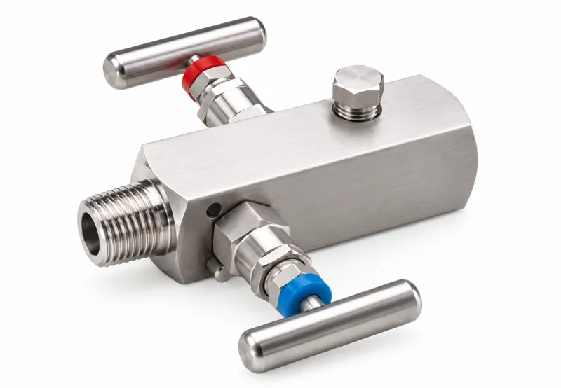 Two-valve Block-and-bleed Manifold