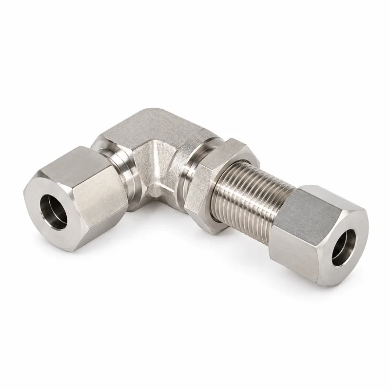 Bulkhead Tube Union Elbow